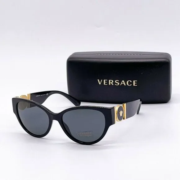 New Versace Women's Black Model Sunglasses